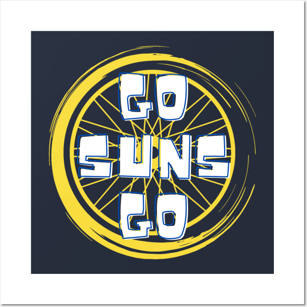 Sun Wheelers 'Go' Logo Wall Art by Virginia Sun Wheelers